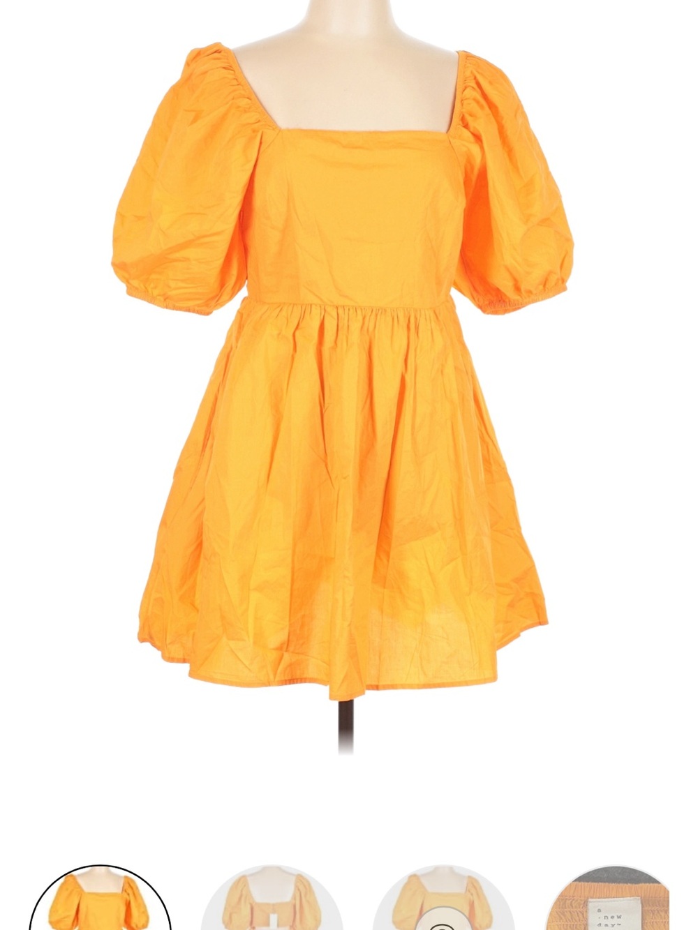 Orange game day dress